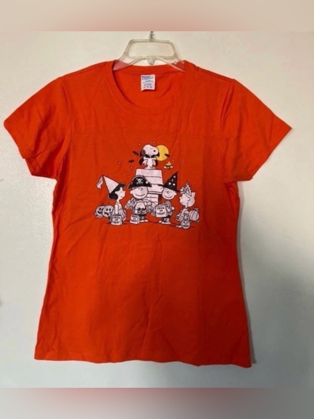 *BRAND NEW* PeanutsCharlieBrown&Friends Halloween Costume Orange Graphic T-Shirt